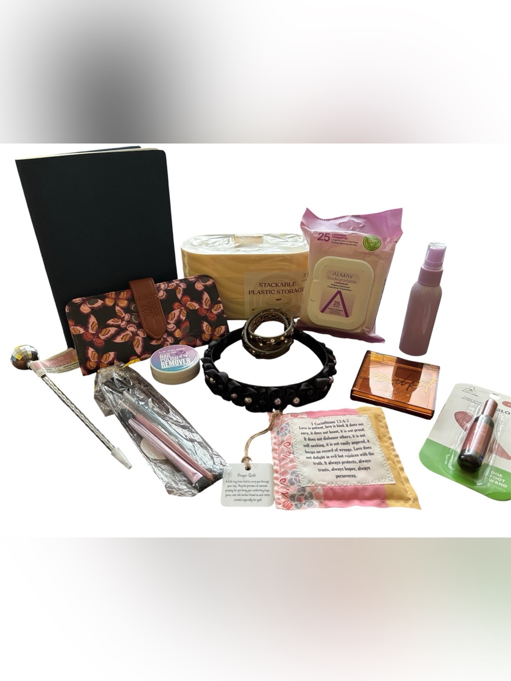 Assorted Fashion & Beauty Lot with Black Studded Headband